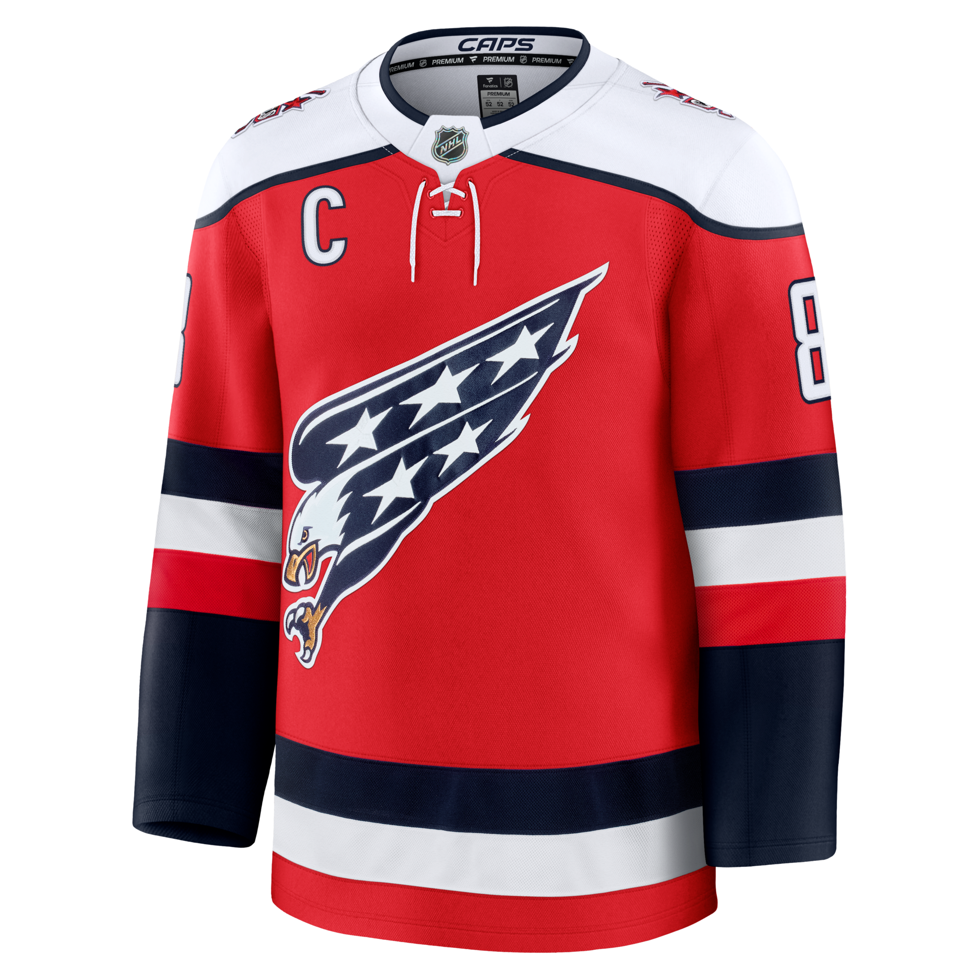 Washington Capitals Alexander Ovechkin Fanatics Red Alternate Premium Player Jersey
