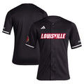 adidas Black Louisville Cardinals Replica Baseball Jersey