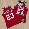 NBA All-Star East Michael Jordan 1989 Authentic Jersey By Mitchell & Ness - Red -