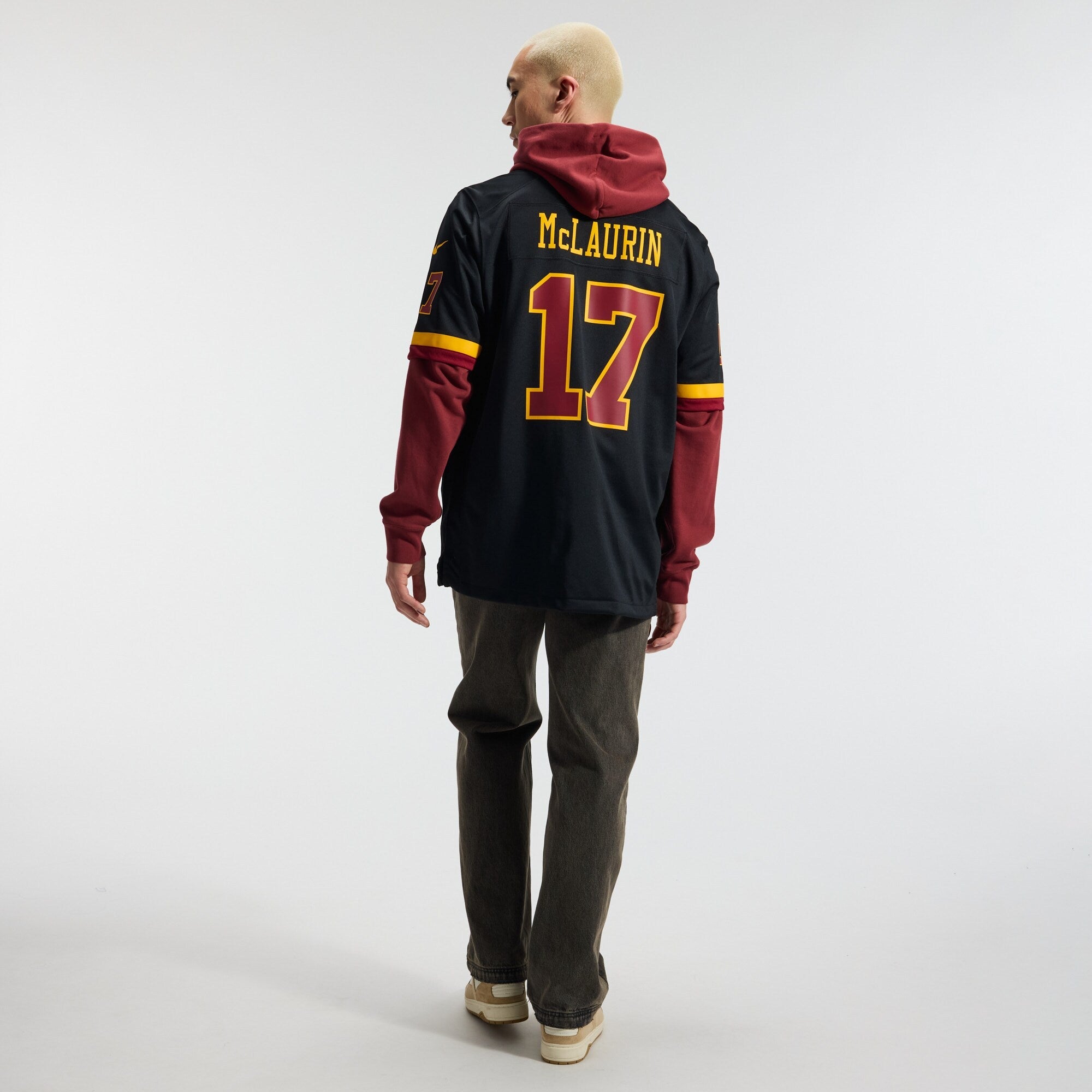 Hail Raiser Washington Commanders Terry McLaurin Nike Black Alternate Game Jersey