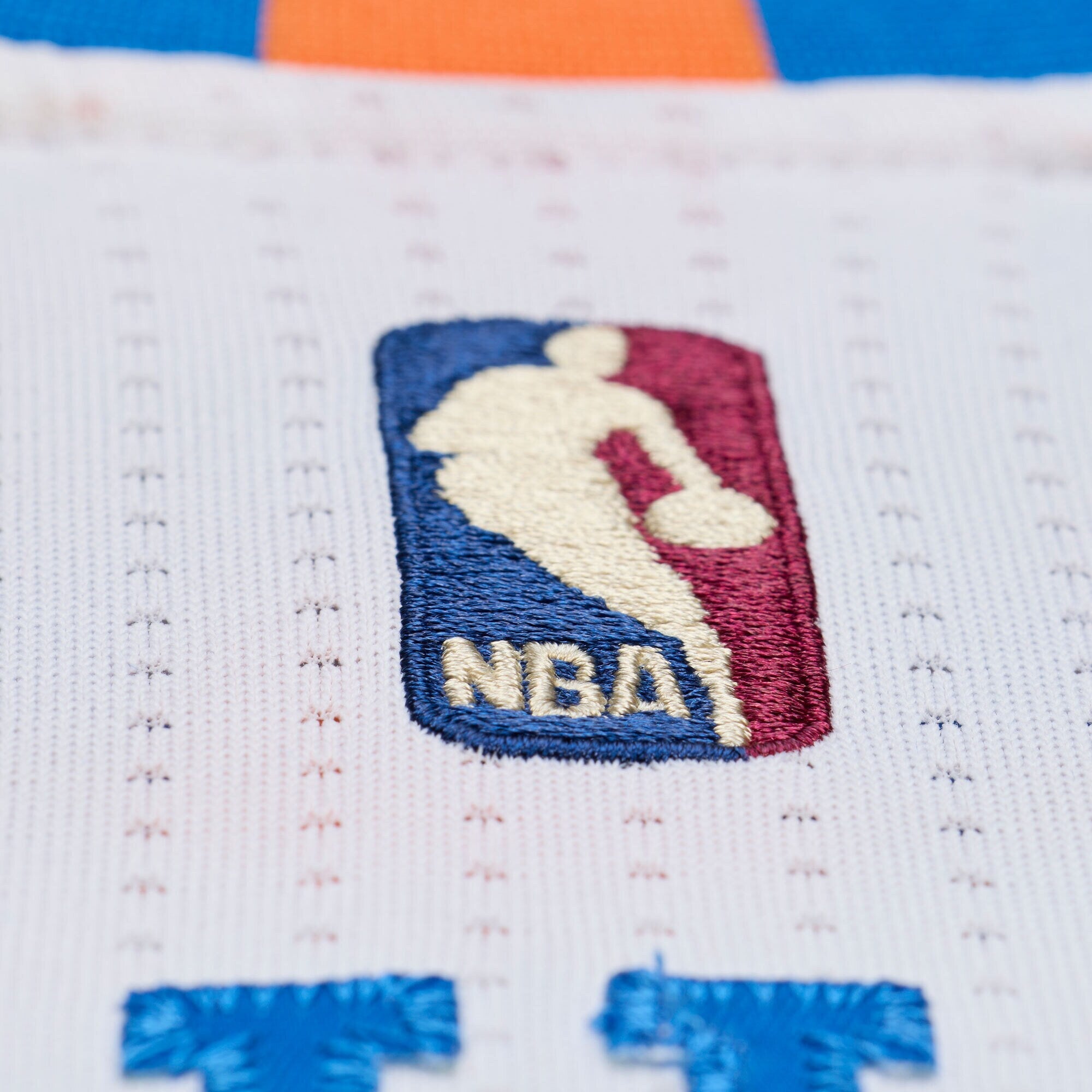 Mitchell & Ness Carmelo Anthony White New York Knicks 2015-16 Hardwood Classics Authentic Jersey