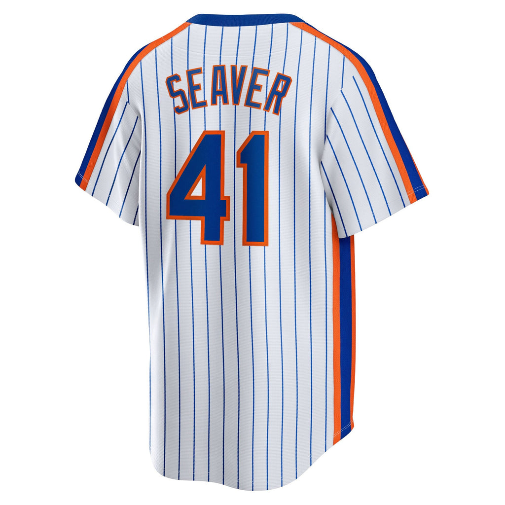 New York Mets Tom Seaver Nike White Home Cooperstown Collection Player Jersey