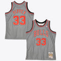 Chicago Bulls Mitchell & Ness Scottie Pippen 1995 Reload Swingman Authentic Jersey - Grey