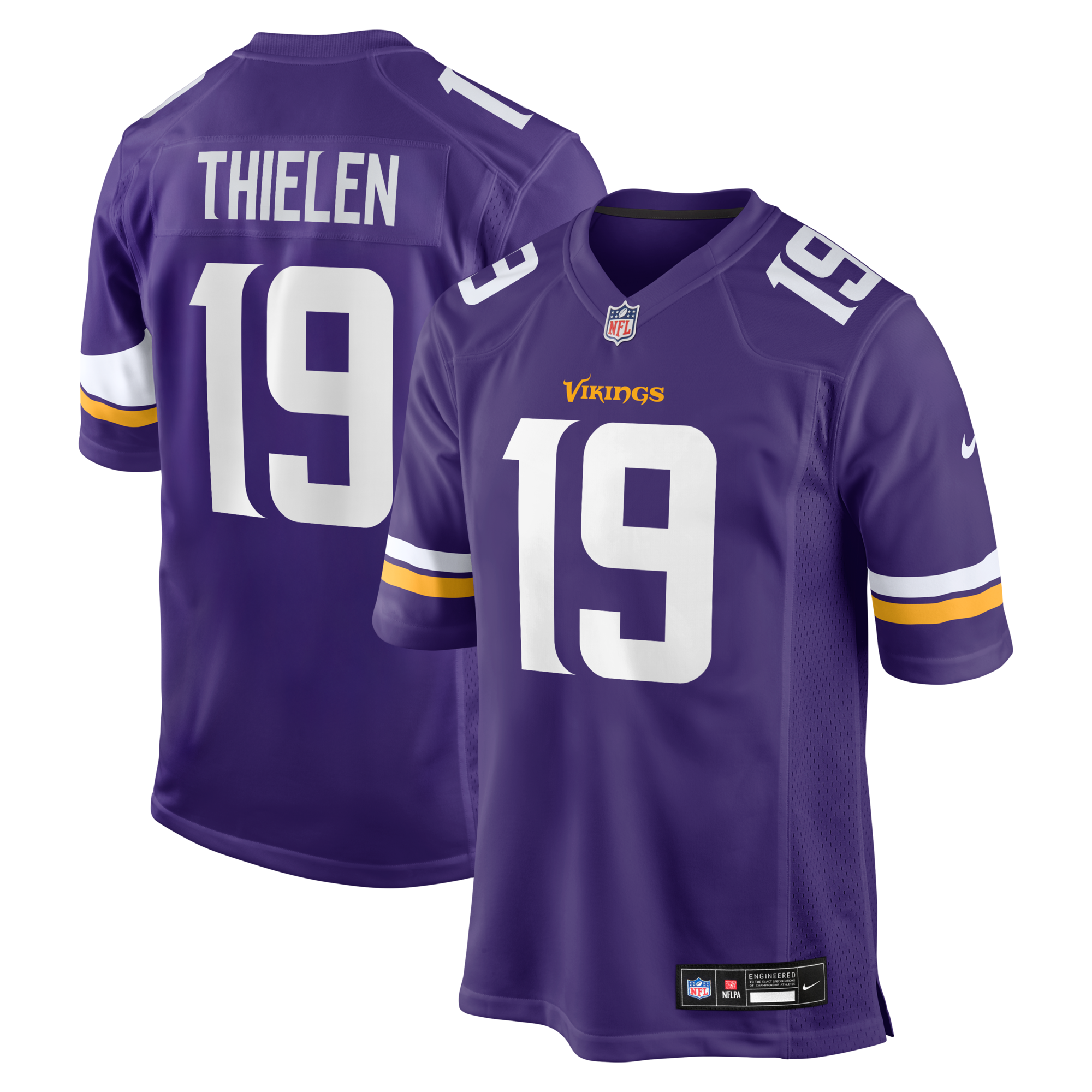 Minnesota Vikings Adam Thielen Nike Purple Game Jersey