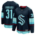 Seattle Kraken Philipp Grubauer Fanatics Navy Home Breakaway Player Jersey