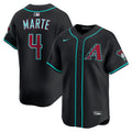 Arizona Diamondbacks Ketel Marte Nike Black Alternate Limited Jersey