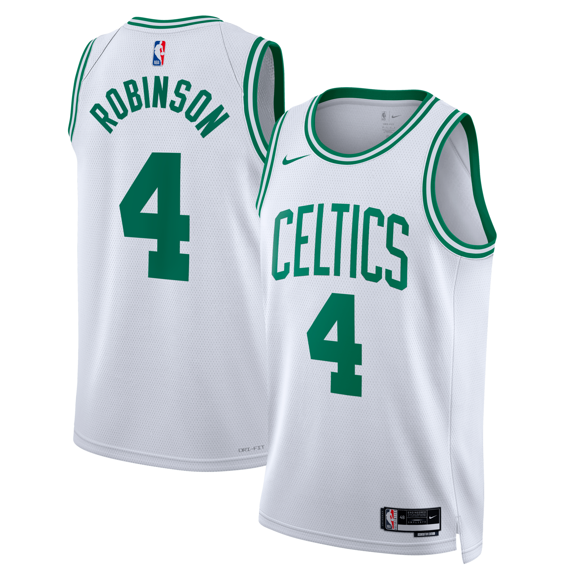 Boston Celtics Association Edition Swingman Jersey - White - Mitchell Robinson