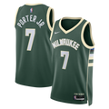 Milwaukee Bucks Nike Icon Edition Swingman Jersey - Hunter Green - Kevin Porter Jr.
