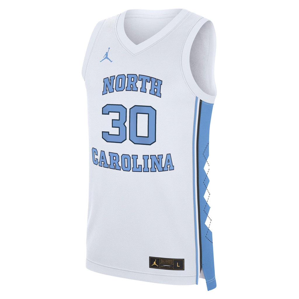 Jordan Brand Rasheed Wallace White North Carolina Tar Heels Replica Basketball Jersey