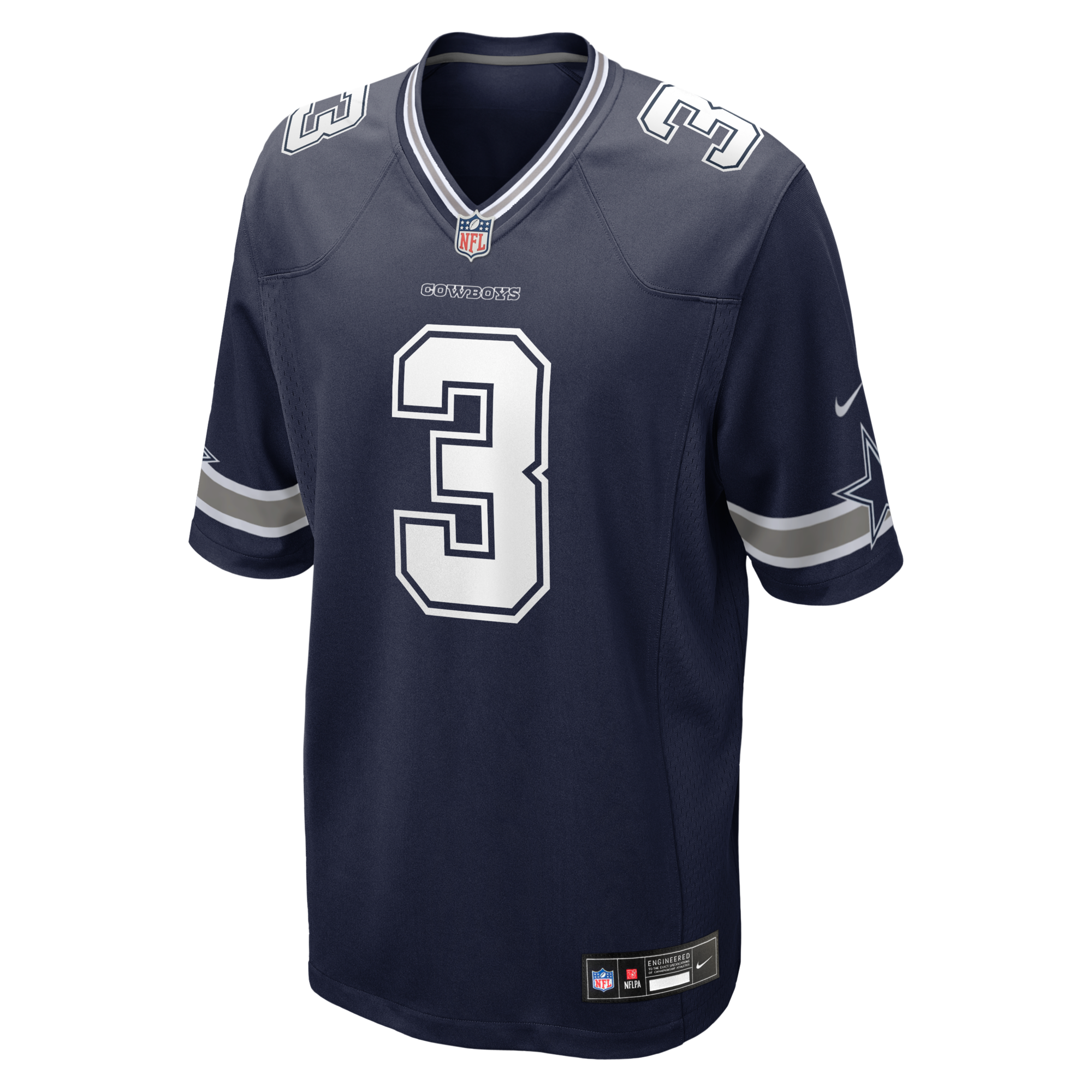 Dallas Cowboys George Pickens Nike Navy Game Jersey