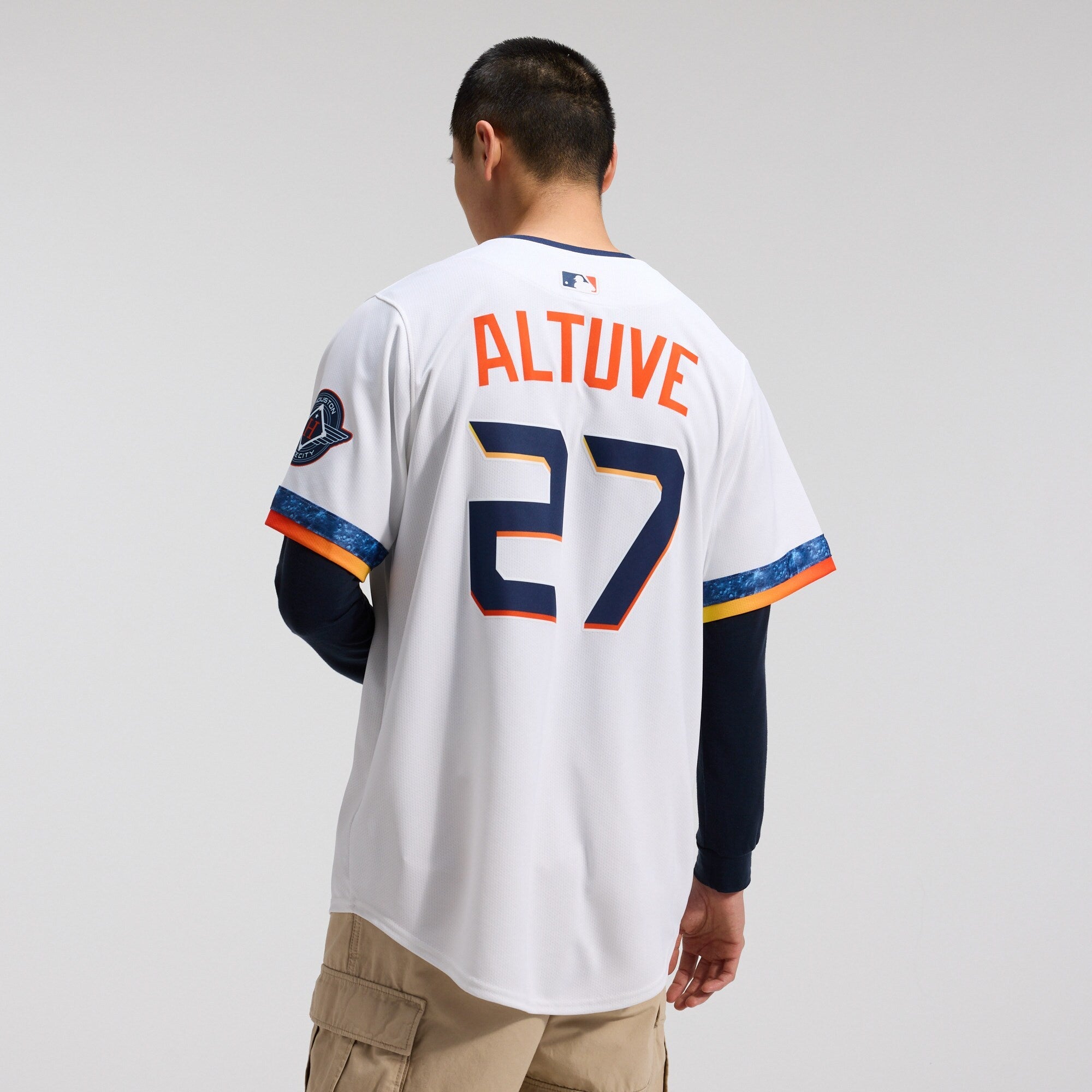 Houston Astros Jose Altuve Nike White 2025 City Connect Limited Player Jersey