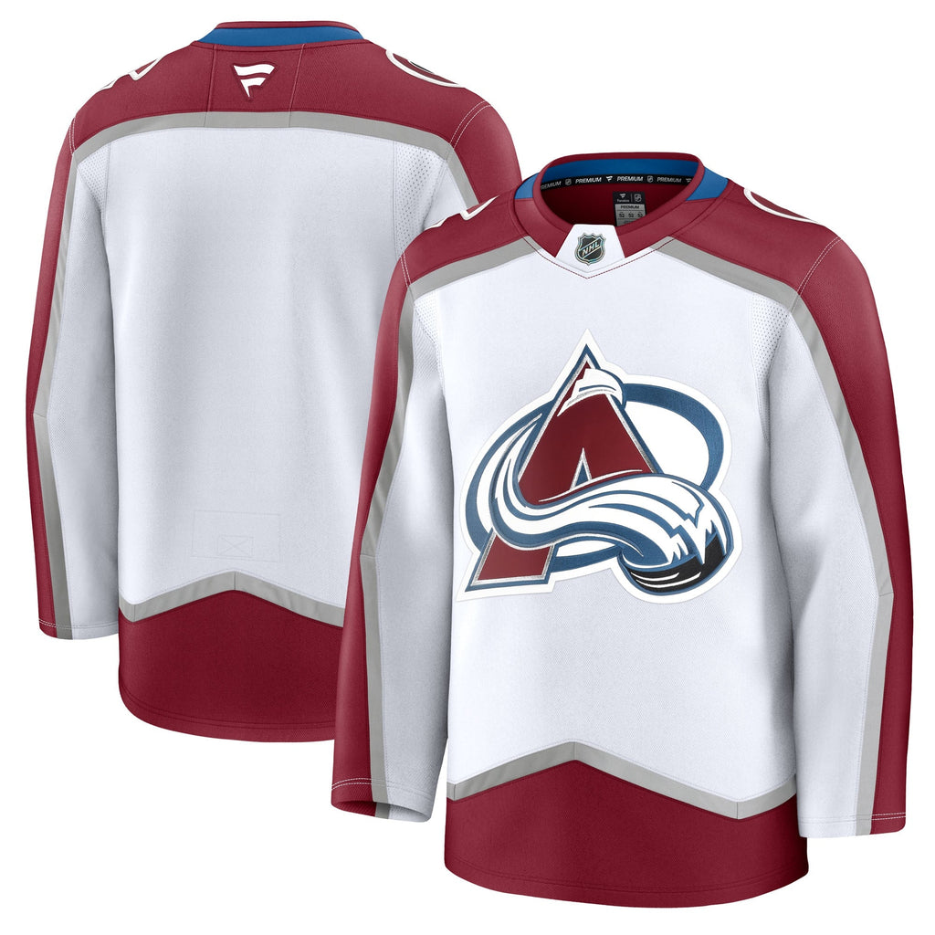Colorado Avalanche Fanatics White Away Premium Jersey