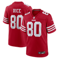 San Francisco 49ers Jerry Rice Nike Scarlet Retired Team Player Game Jersey