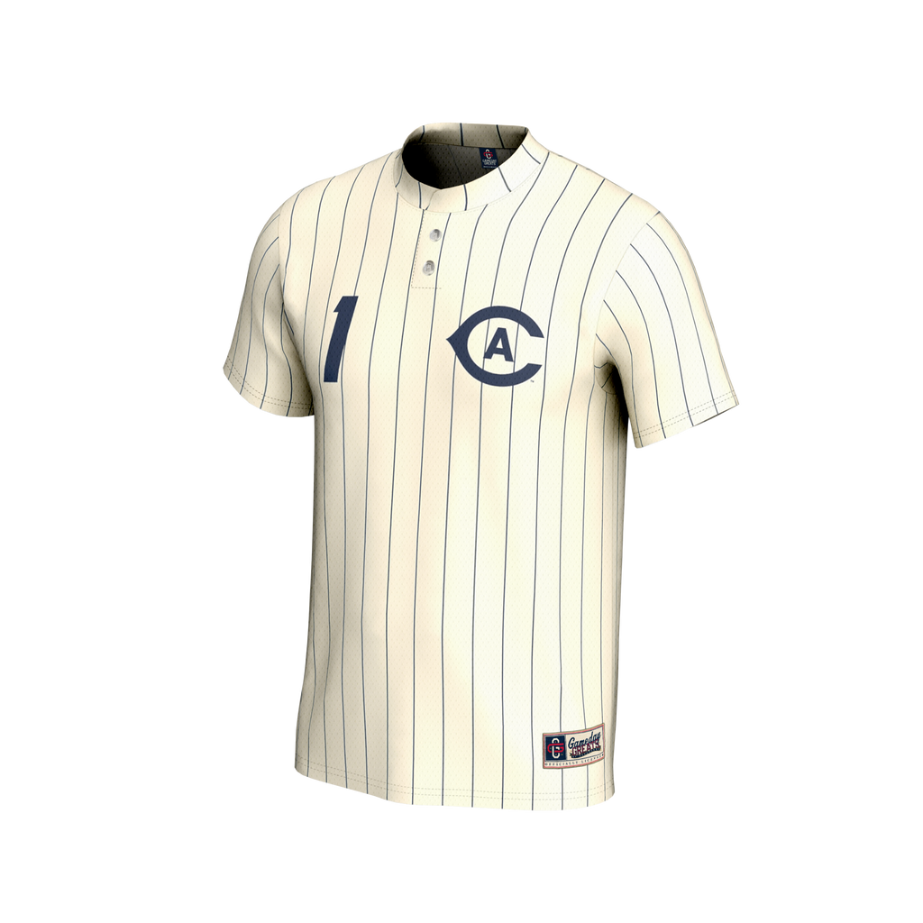 GameDay Greats White UC Davis Aggies Lightweight Collegiate Baseball Fashion Jersey