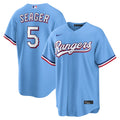 Texas Rangers Corey Seager Nike Light Blue Alternate Replica Jersey