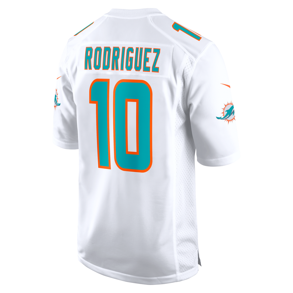 Miami Dolphins Jacob Rodriguez Nike White Game Jersey