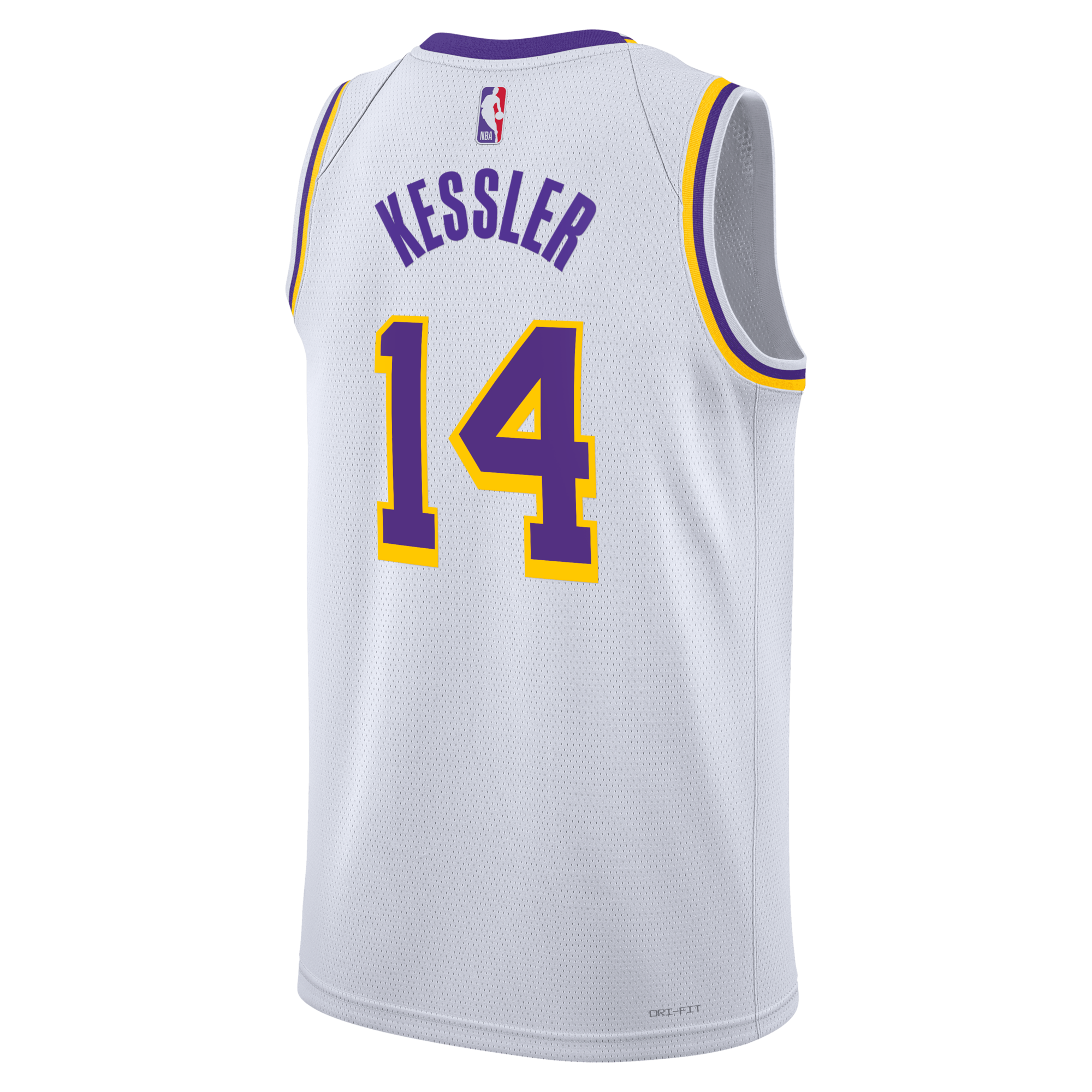 Los Angeles Lakers Nike Association Edition Edition Swingman Jersey - White - Walker Kessler