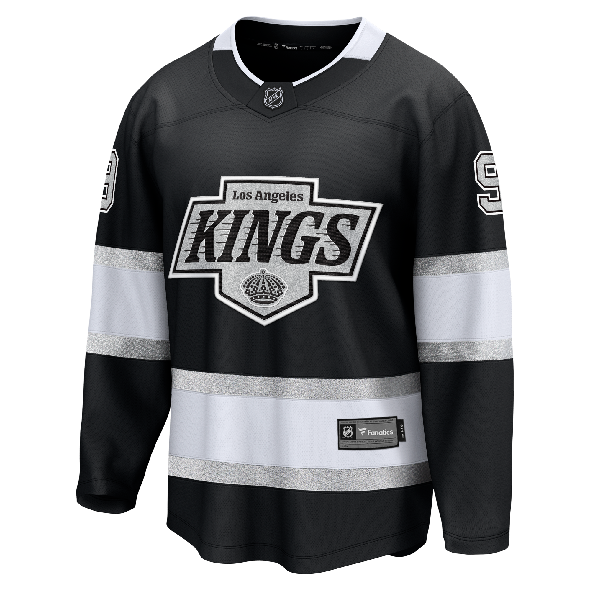 Los Angeles Kings Adrian Kempe Fanatics Black Home Premier Breakaway Player Jersey