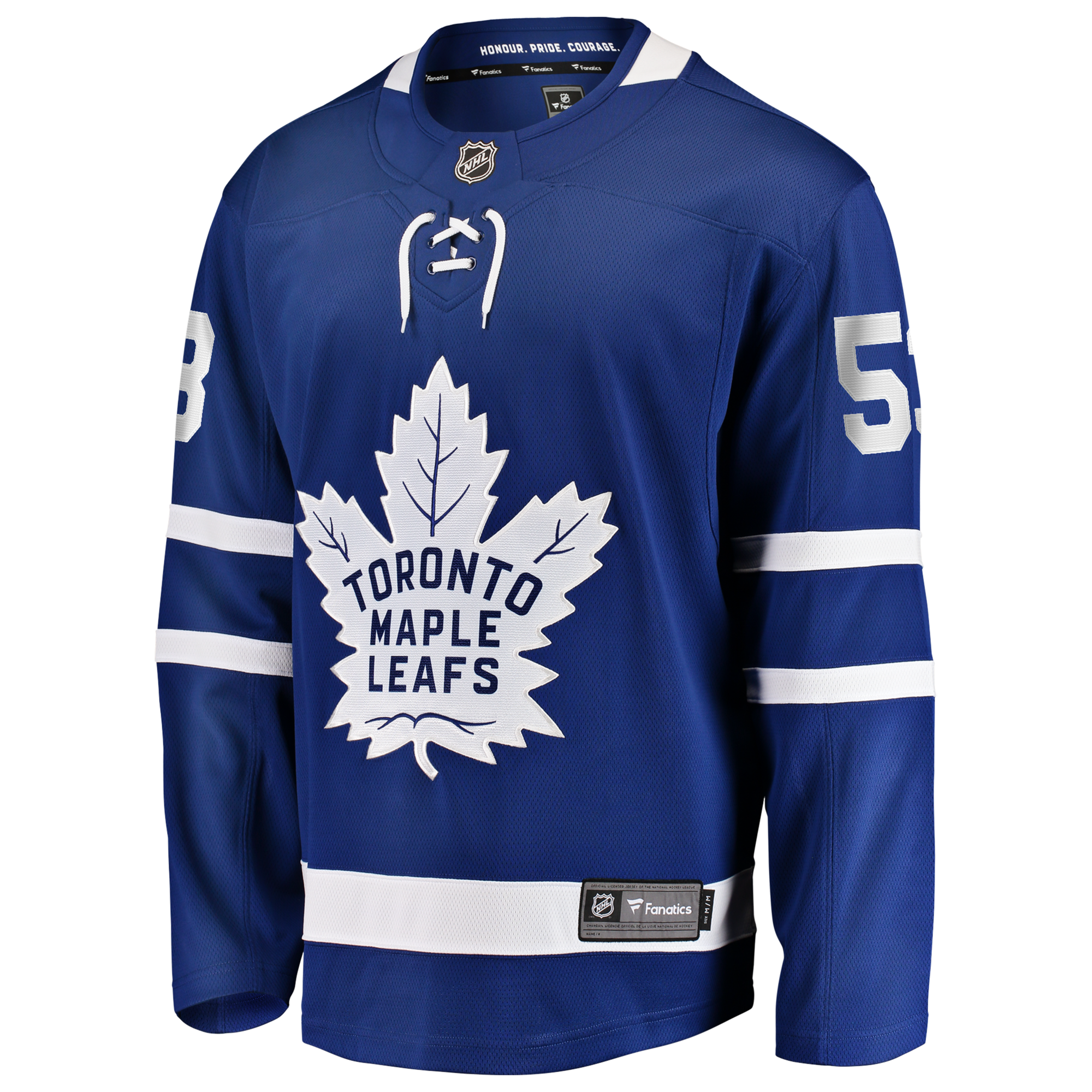 Toronto Maple Leafs Easton Cowan Fanatics Blue Home Breakaway Jersey