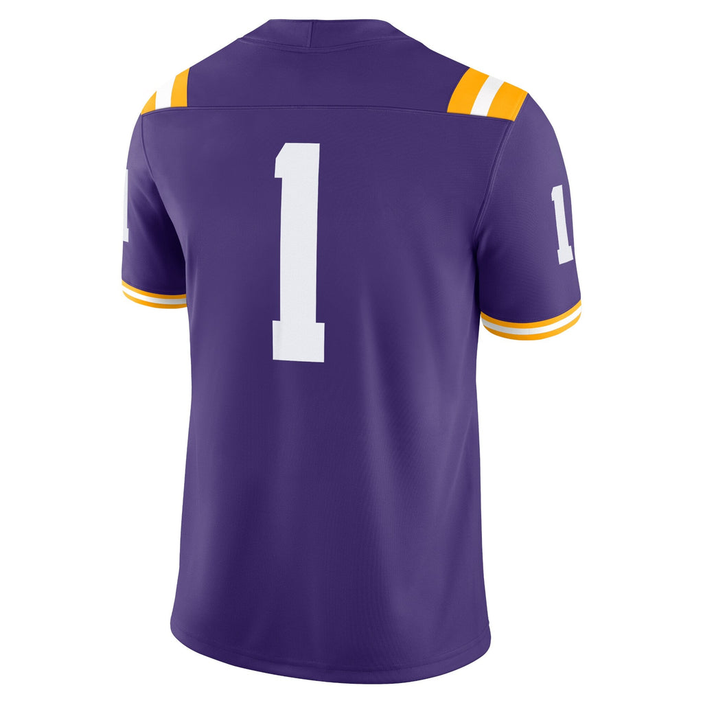 Nike #1 Purple LSU Tigers Game Jersey