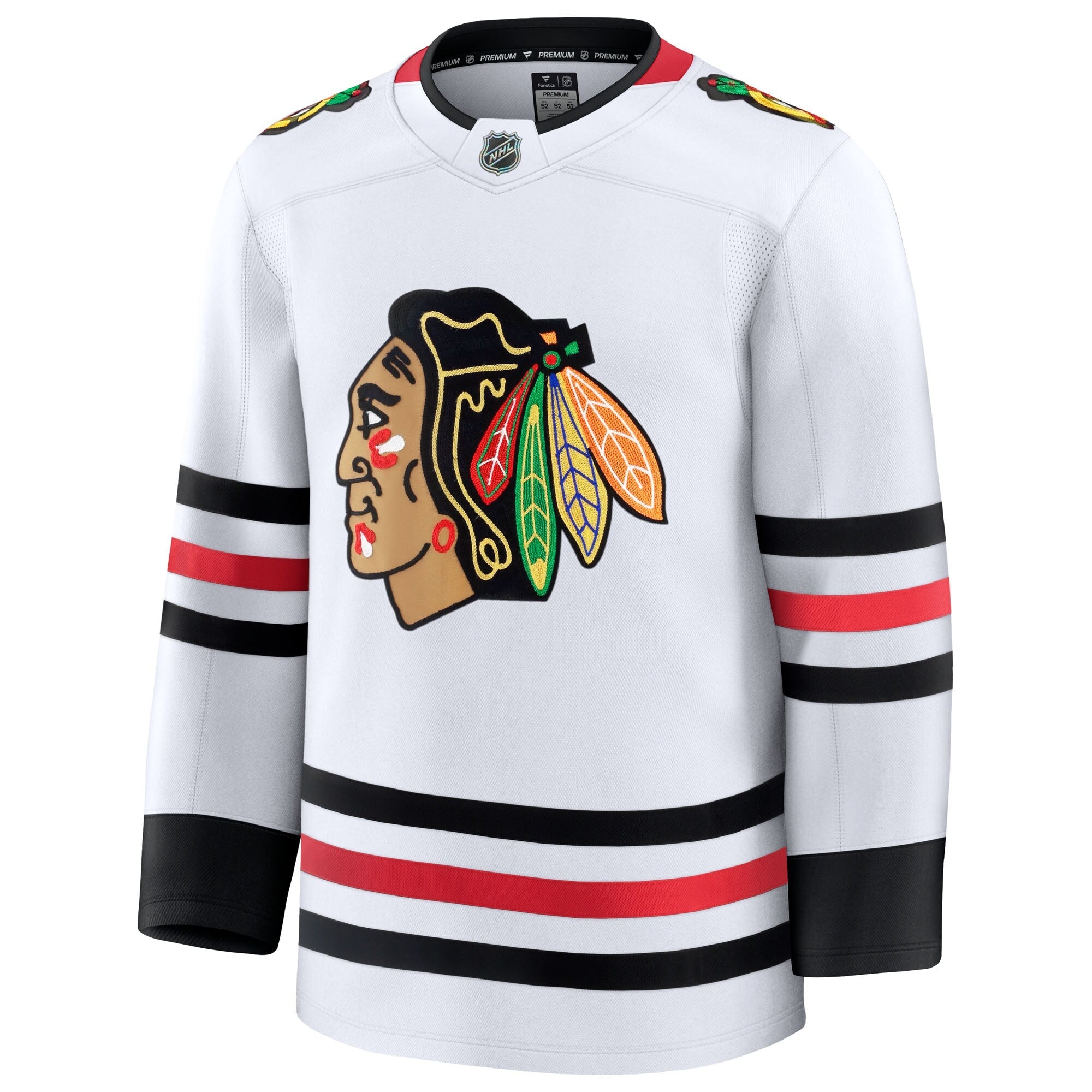 Chicago Blackhawks Fanatics White Away Premium Jersey