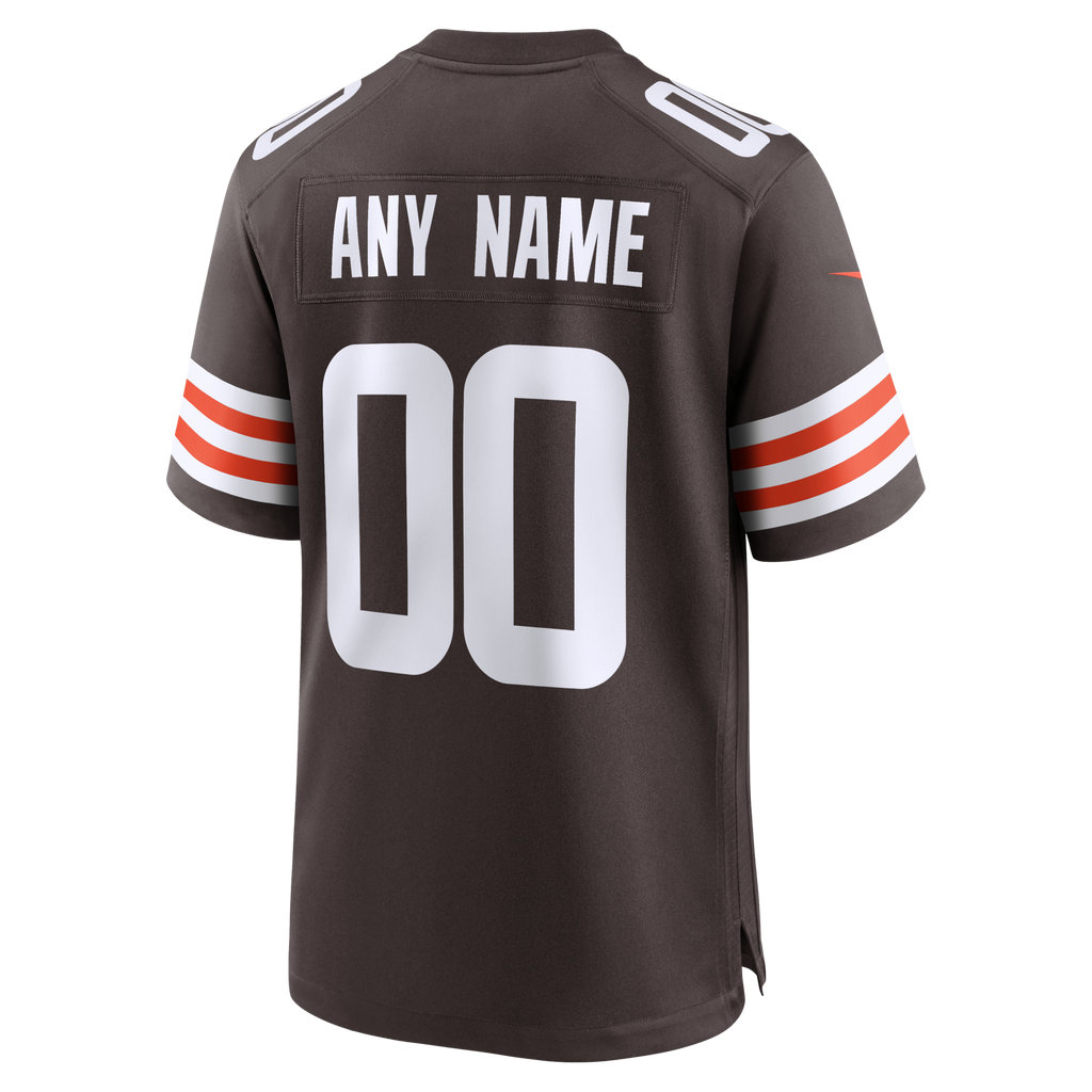 Nike Cleveland Browns Brown Custom Game Jersey