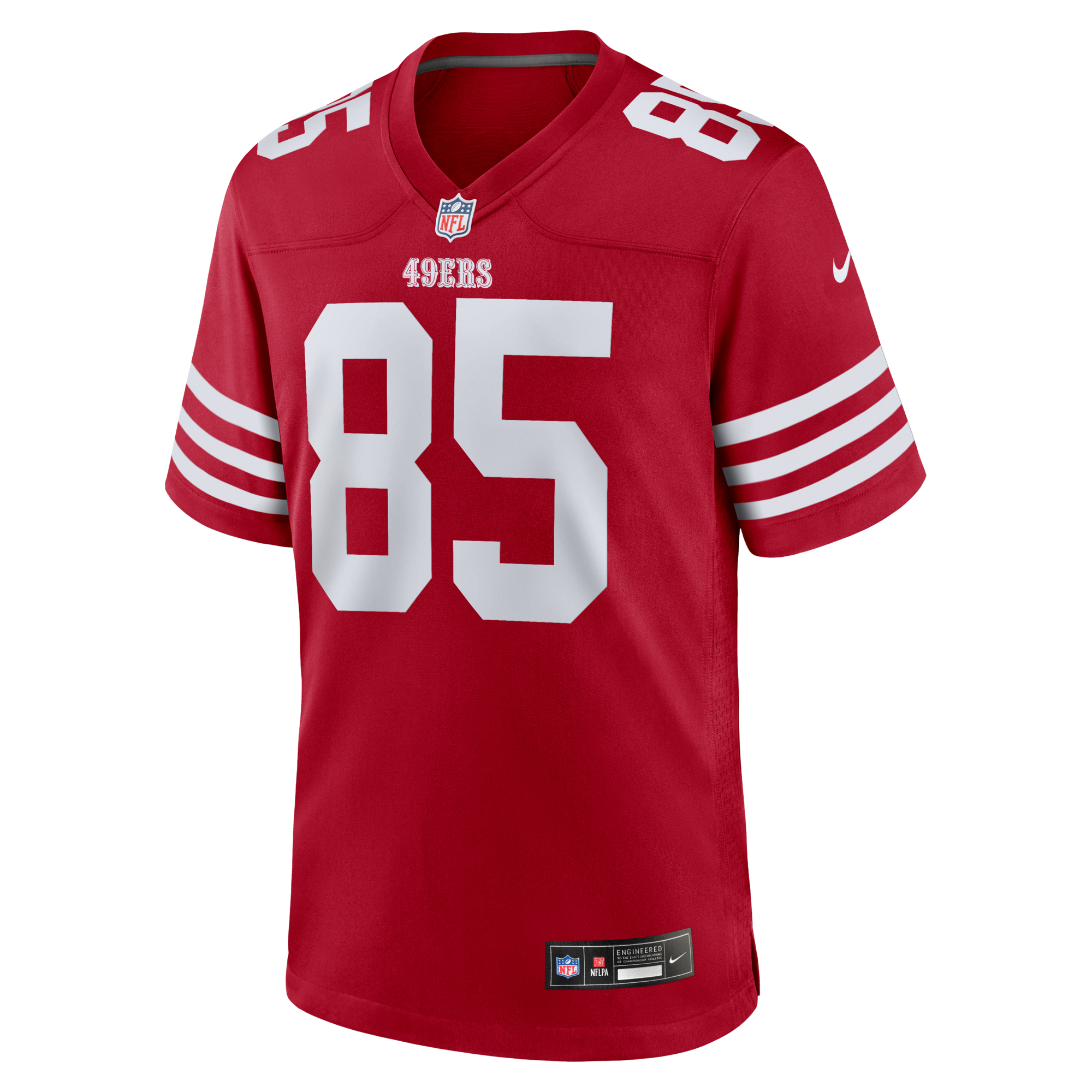 San Francisco 49ers George Kittle Nike Scarlet Team Game Jersey