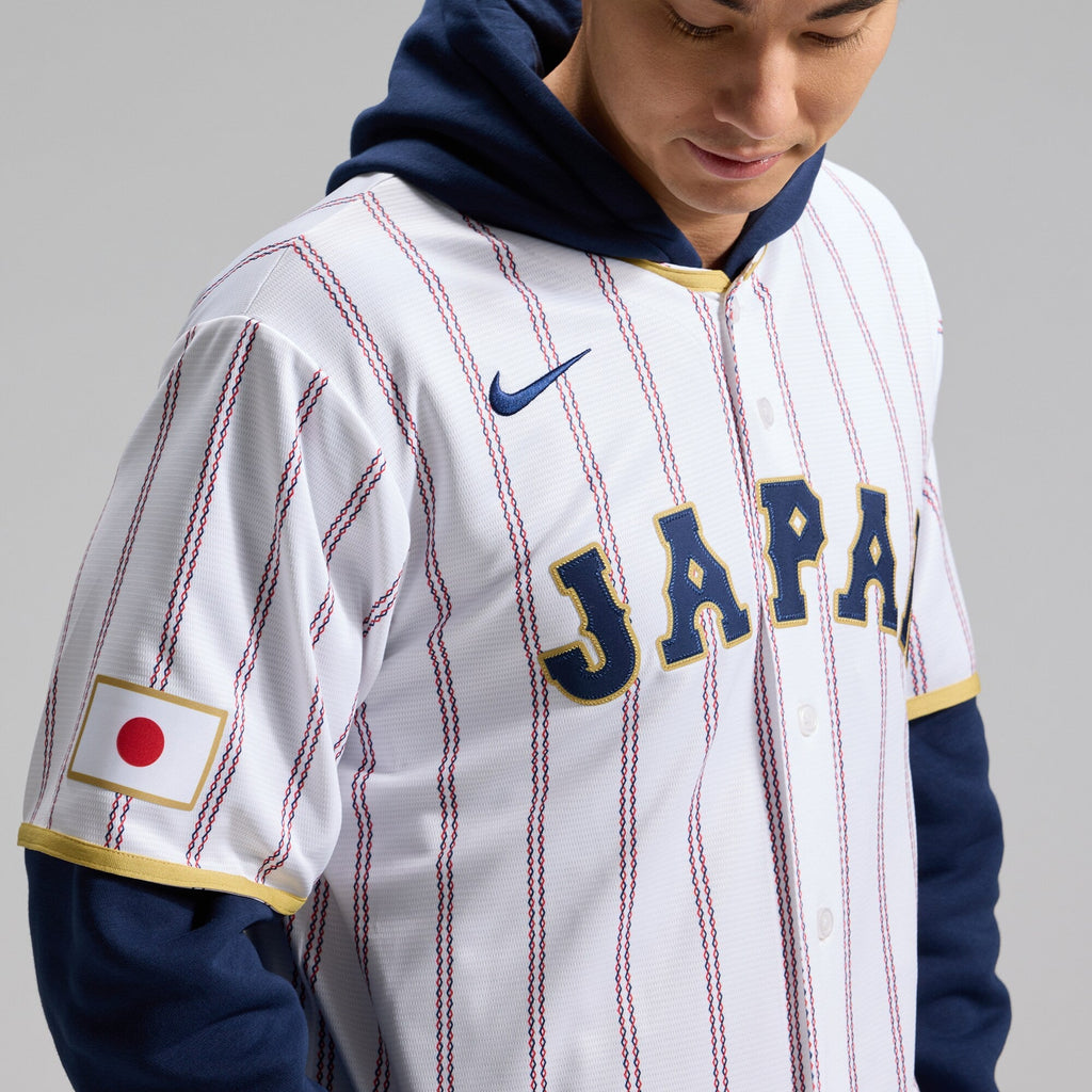 Japan Baseball Yoshinobu Yamamoto Nike White 2026 World Baseball Classic Home Stadium Jersey