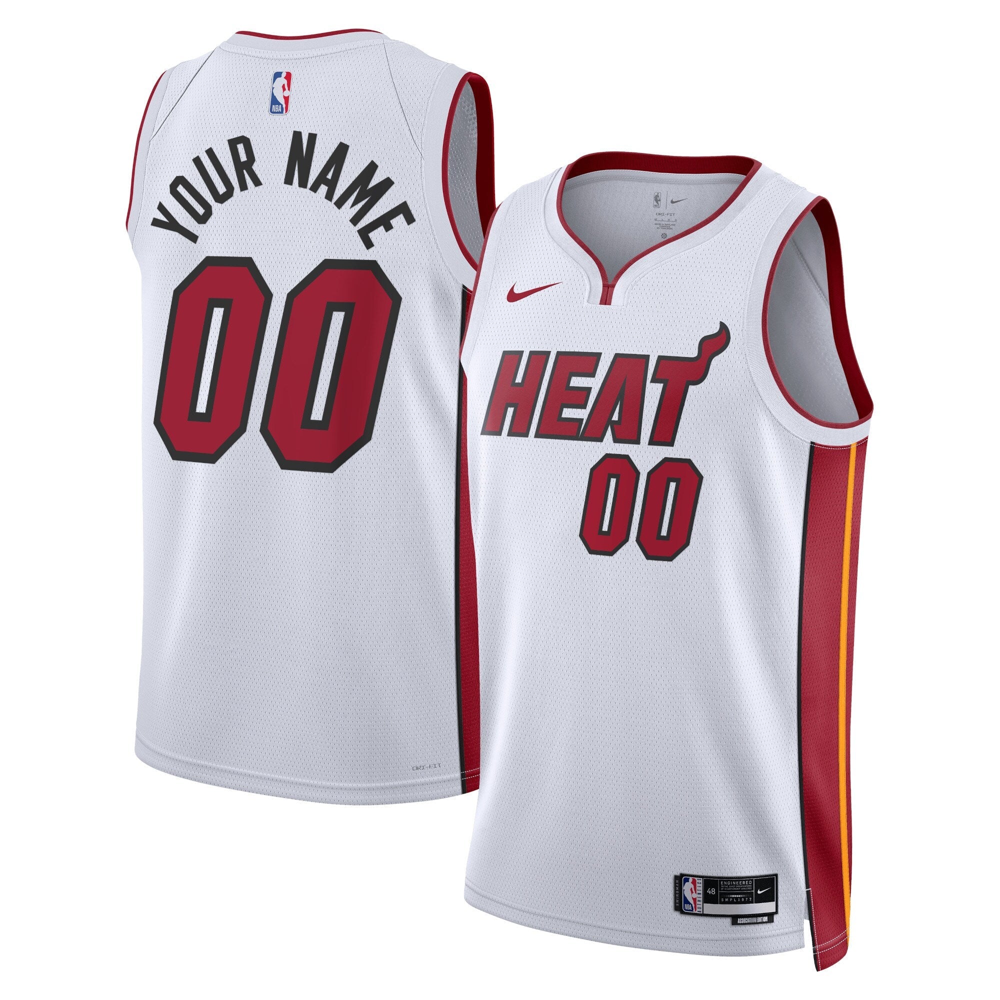 Miami Heat Nike Association Swingman Jersey - Custom