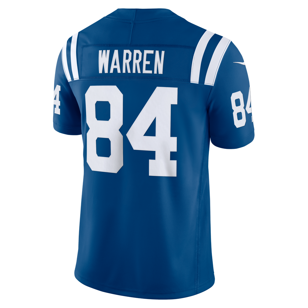 Indianapolis Colts Tyler Warren Nike Royal Team Vapor F.U.S.E. Stitched Limited Jersey