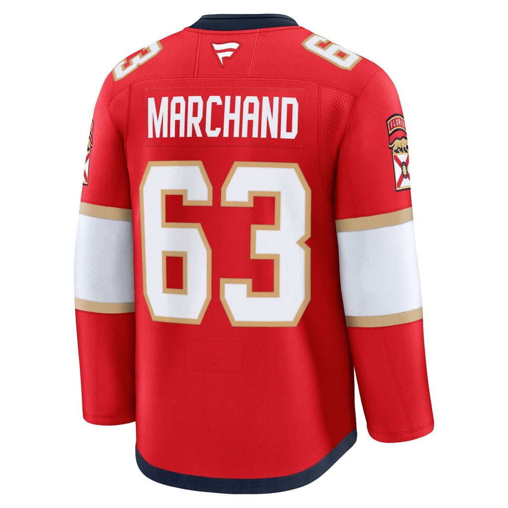 Florida Panthers Brad Marchand Fanatics Red Home Premium Jersey