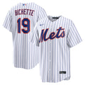 New York Mets Bo Bichette Nike White Home Replica Jersey