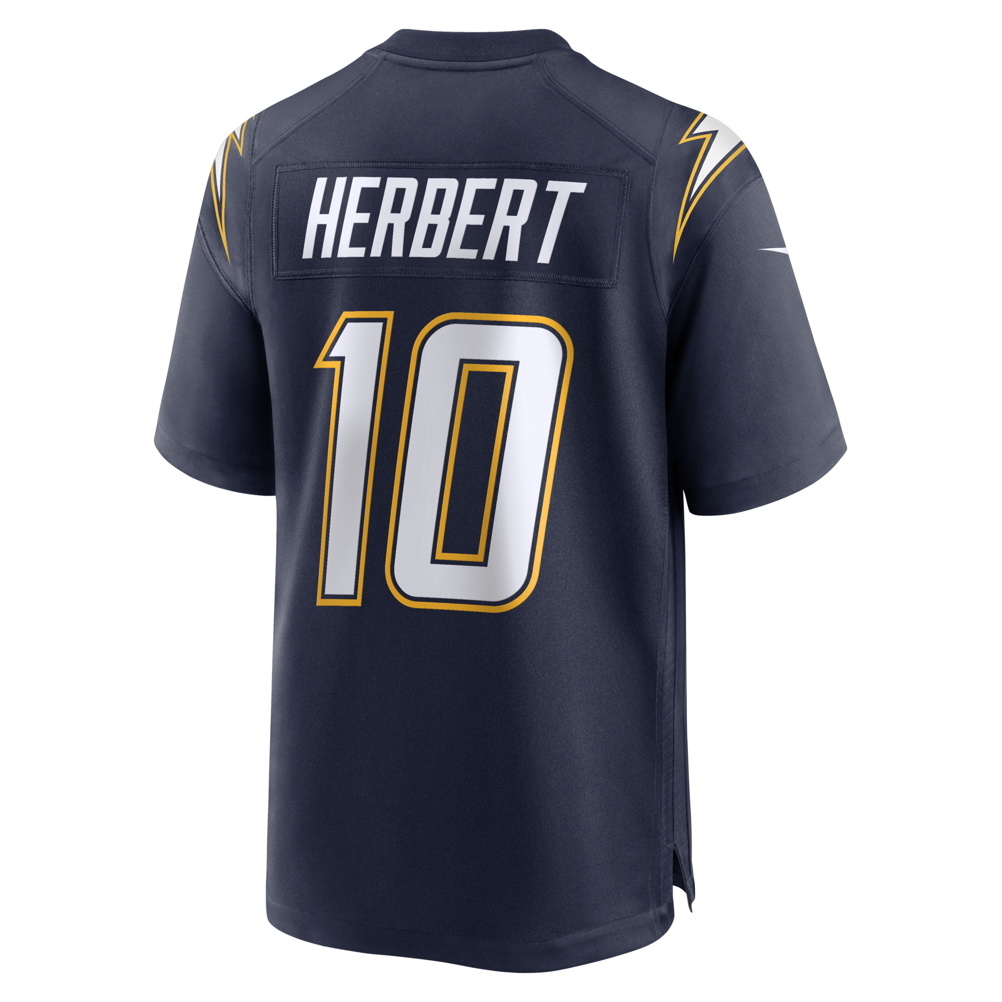 Los Angeles Chargers Justin Herbert Nike Navy Alternate Super Chargers Game Player Jersey