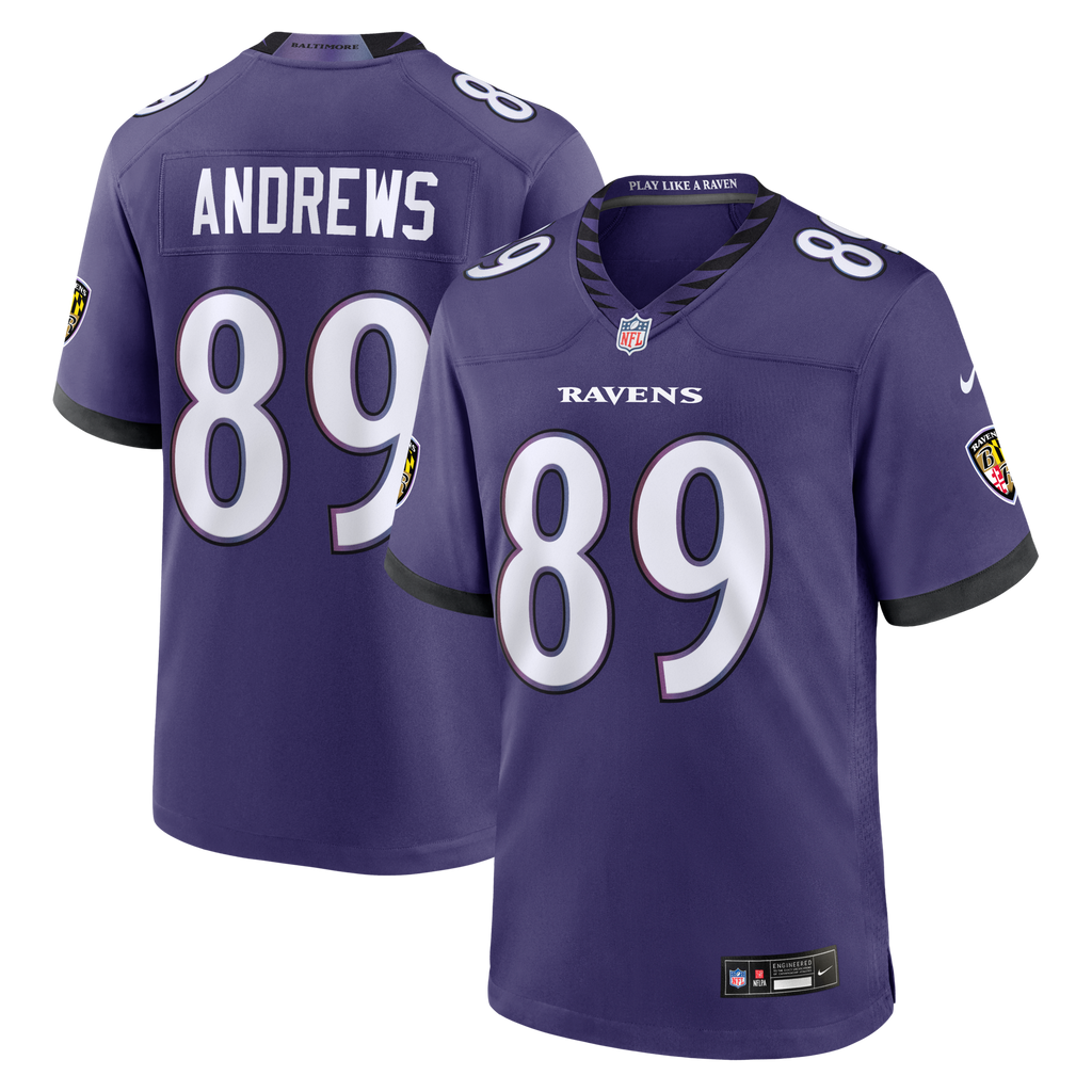 Baltimore Ravens Mark Andrews Nike Purple Team Game Jersey