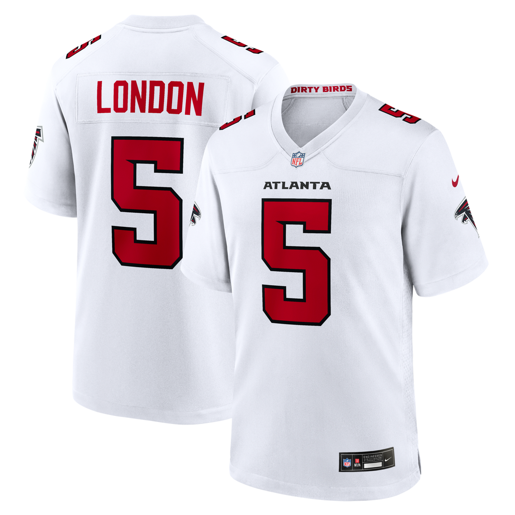 Atlanta Falcons Drake London Nike White Game Jersey