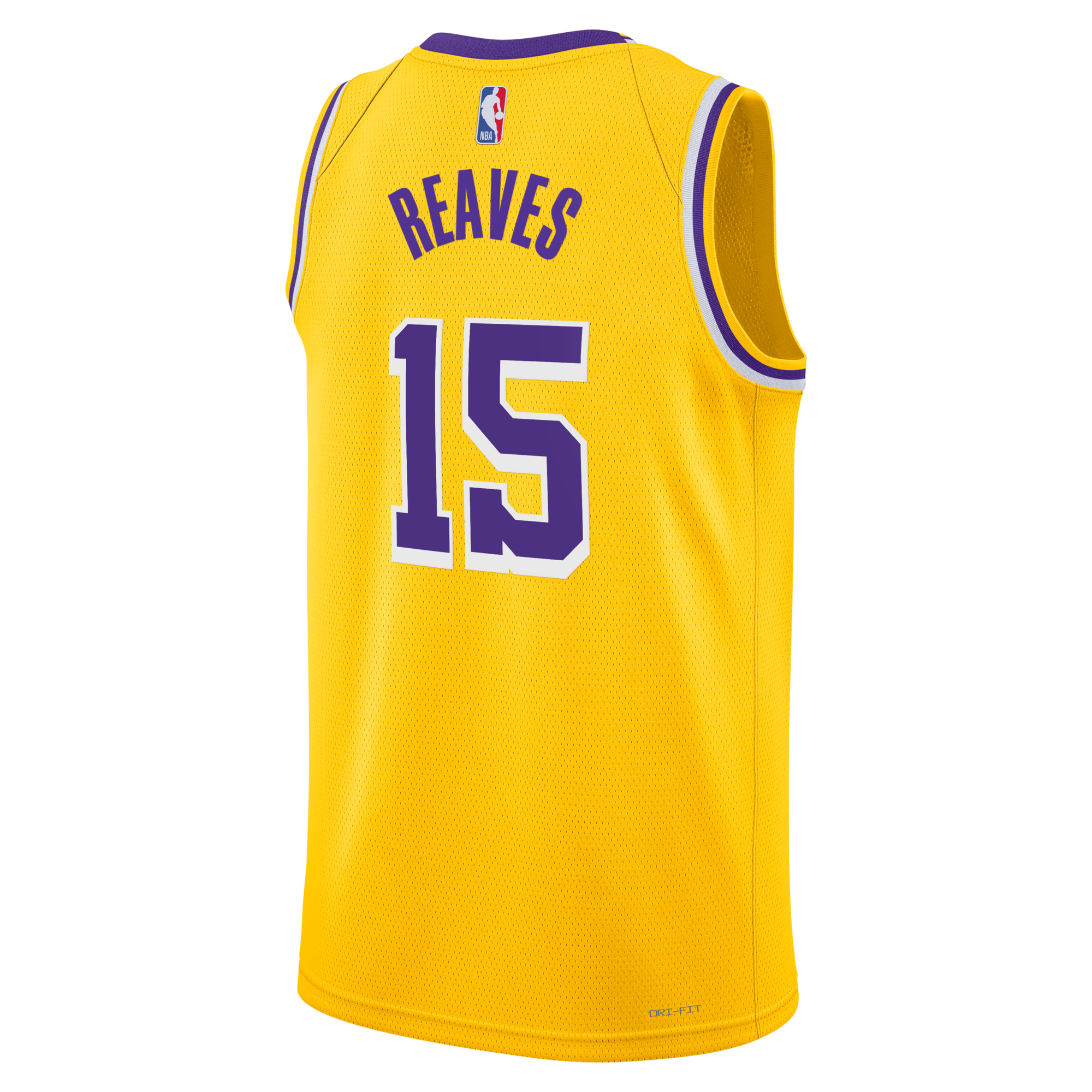 Los Angeles Lakers Nike Icon Edition Swingman Jersey - Gold - Austin Reaves