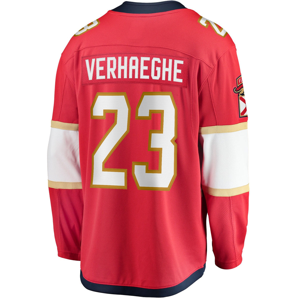 Florida Panthers Carter Verhaeghe Fanatics Red Home Breakaway Jersey