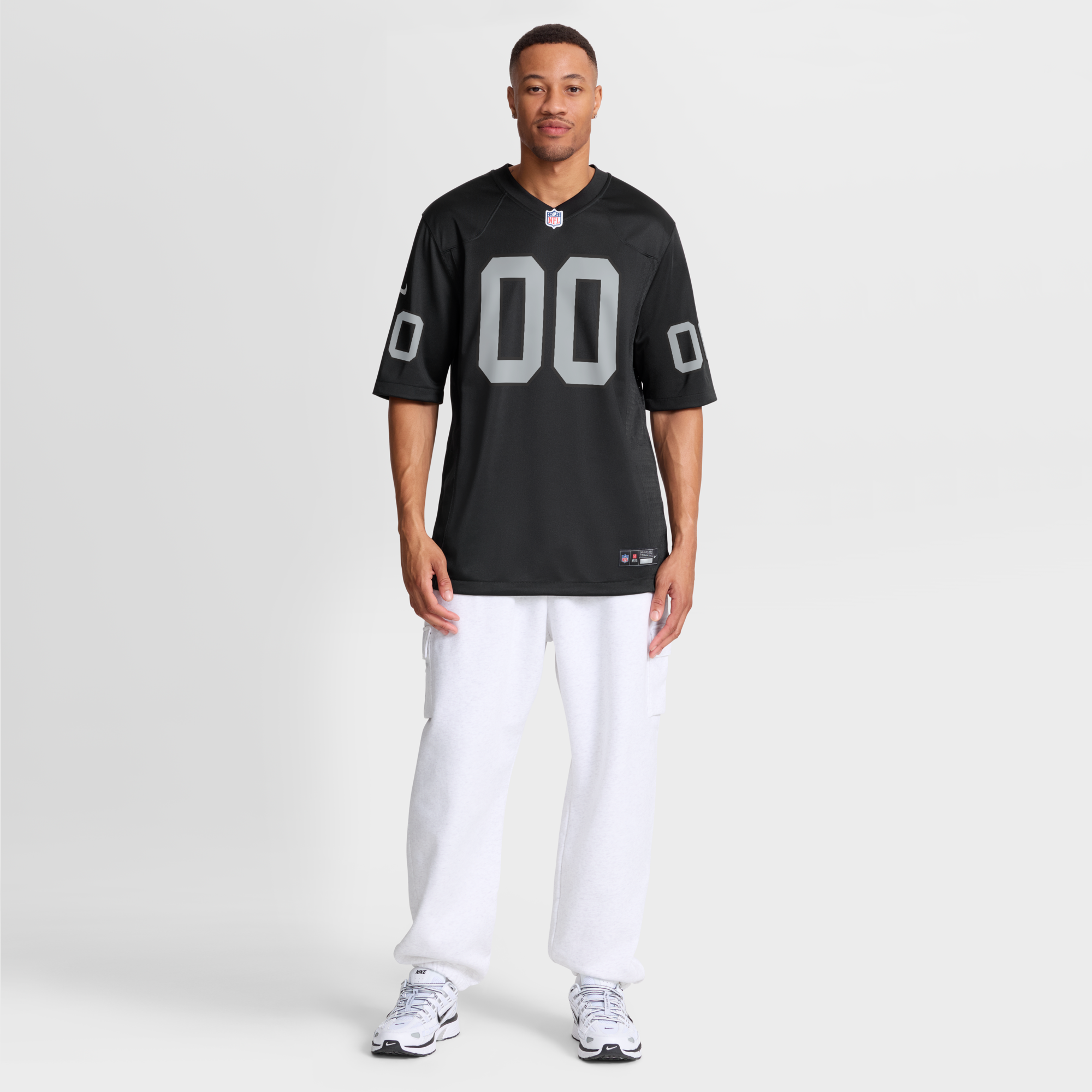 Las Vegas Raiders Jim Otto Nike Black Game Retired Player Jersey