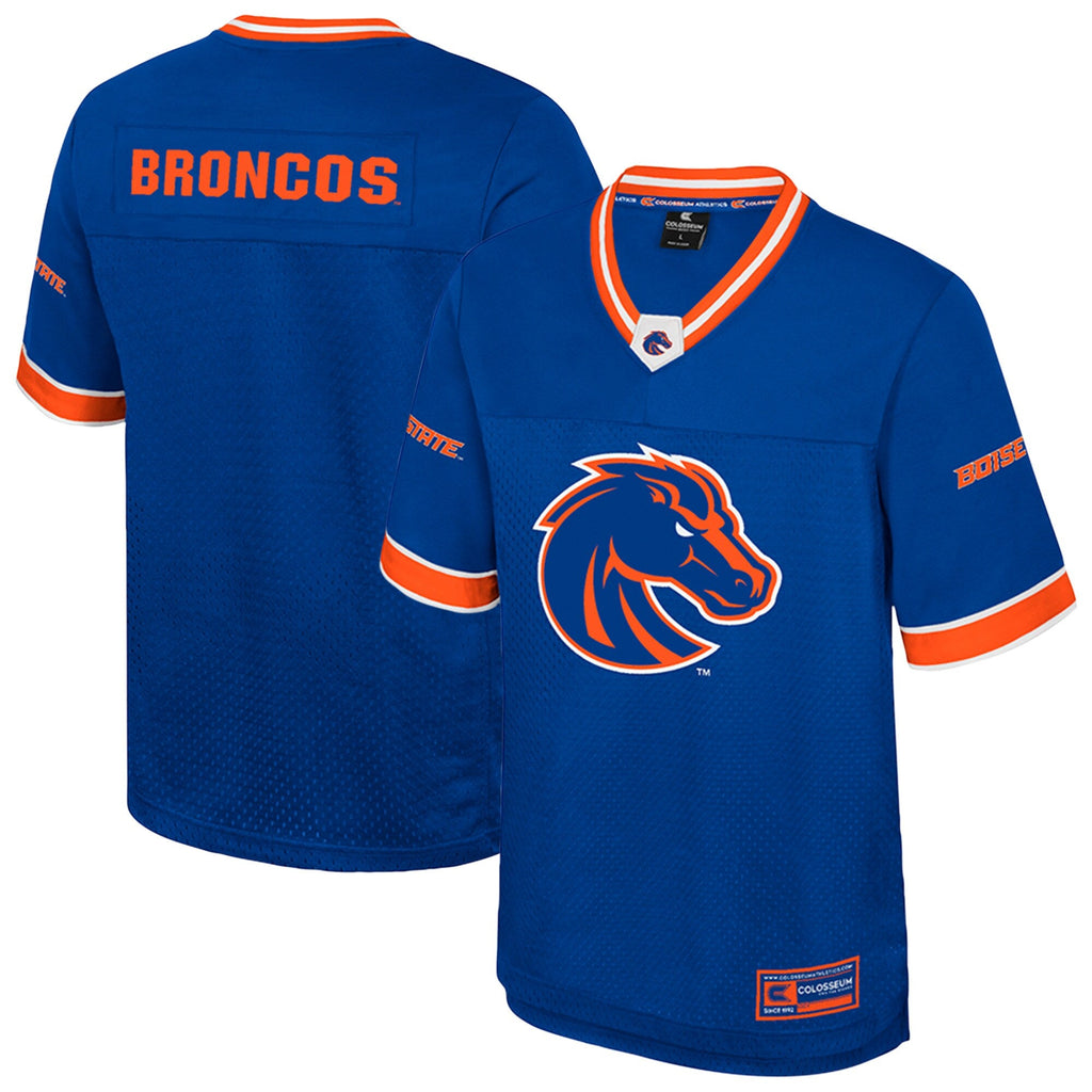Colosseum Royal Boise State Broncos Nothing But The Hits Football Jersey