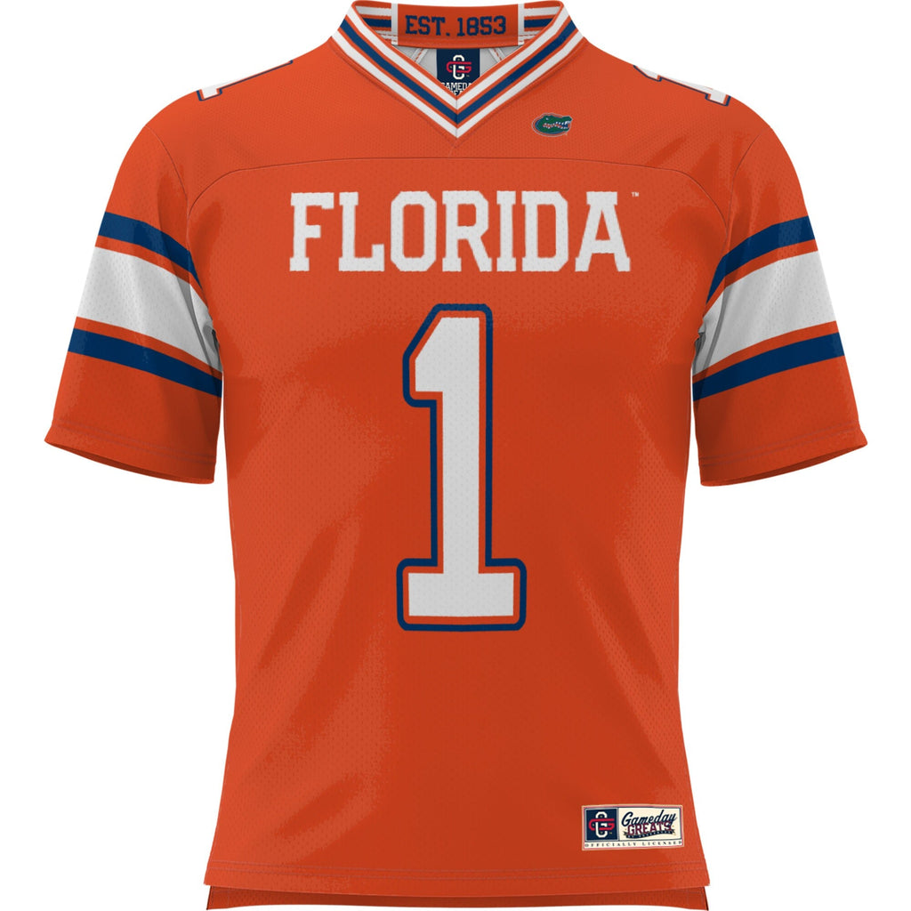 GameDay Greats #1 Orange Florida Gators Football Jersey