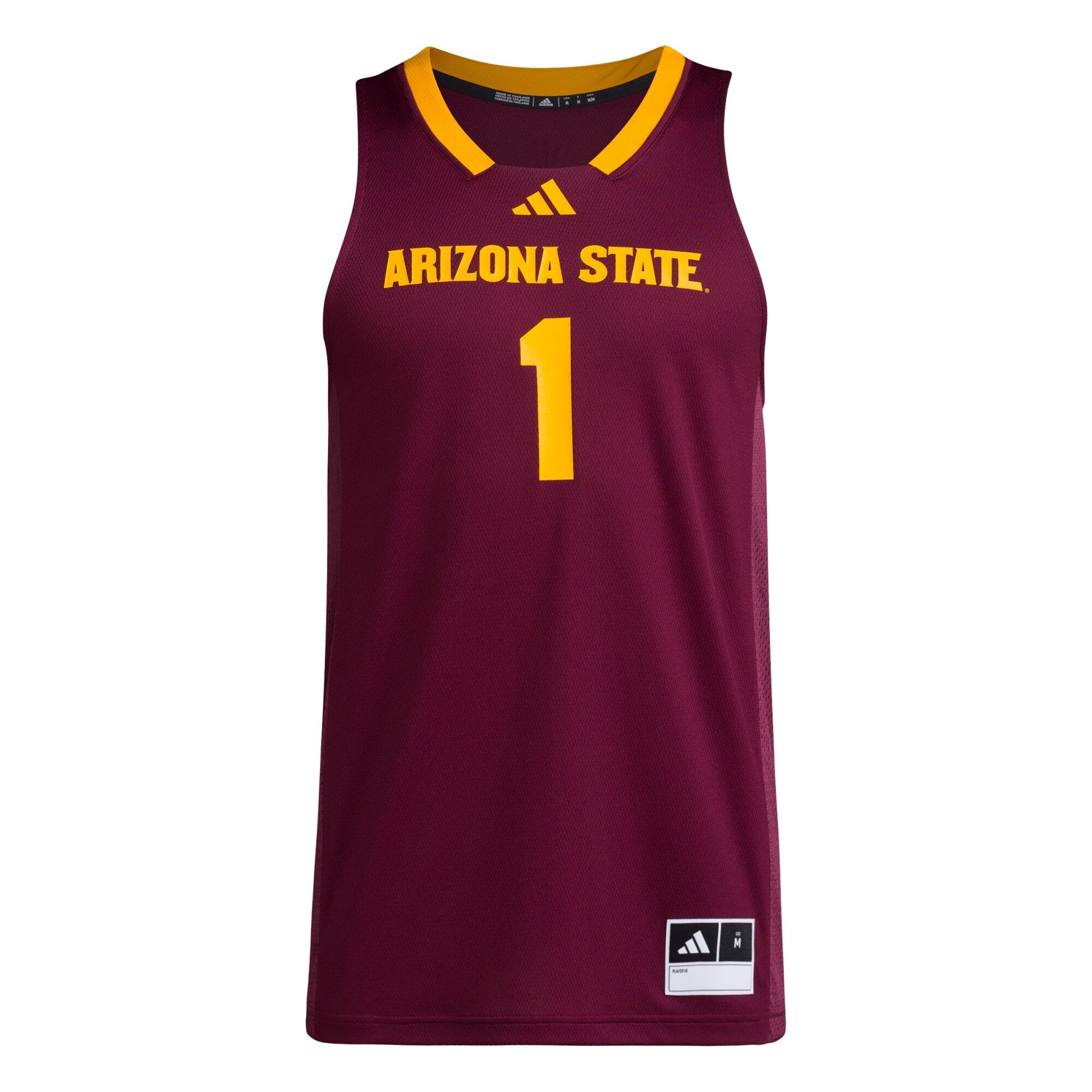 adidas #1 Maroon Arizona State Sun Devils Replica Swingman Jersey
