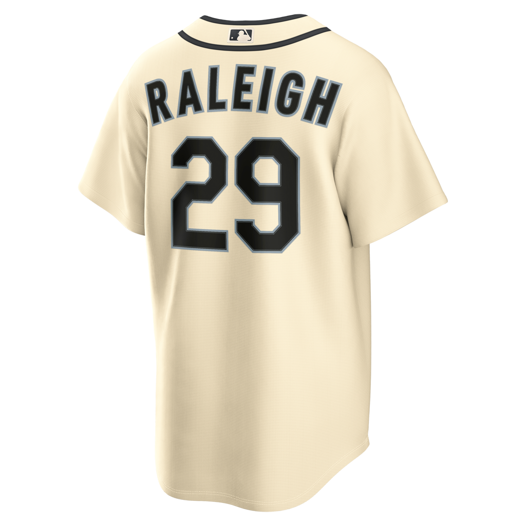 Seattle Mariners Cal Raleigh Nike Cream Alternate Replica Jersey