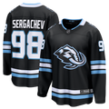 Utah Mammoth Mikhail Sergachev Fanatics Black Home Breakaway Player Jersey