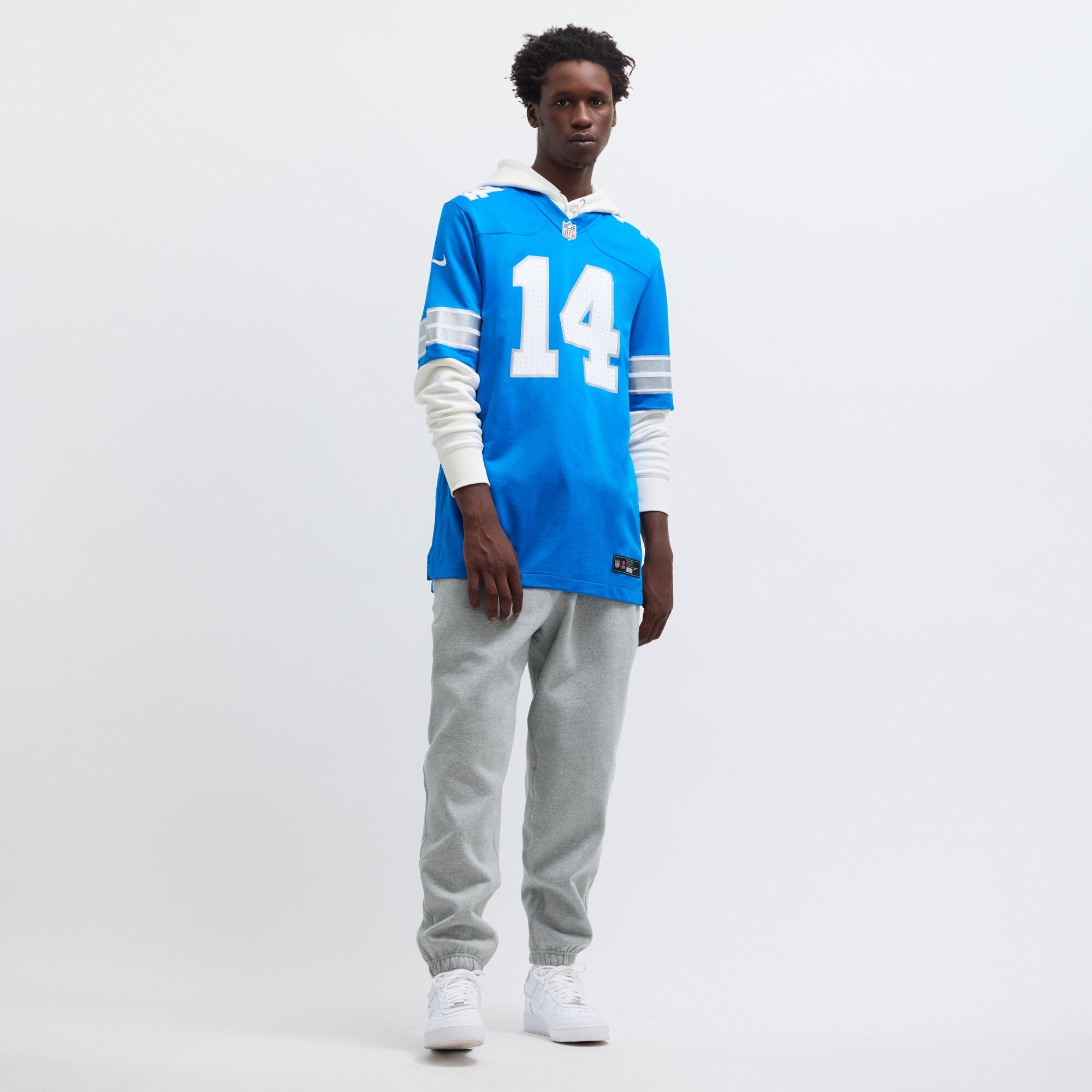 Detroit Lions Amon-Ra St. Brown Nike Blue Game Jersey