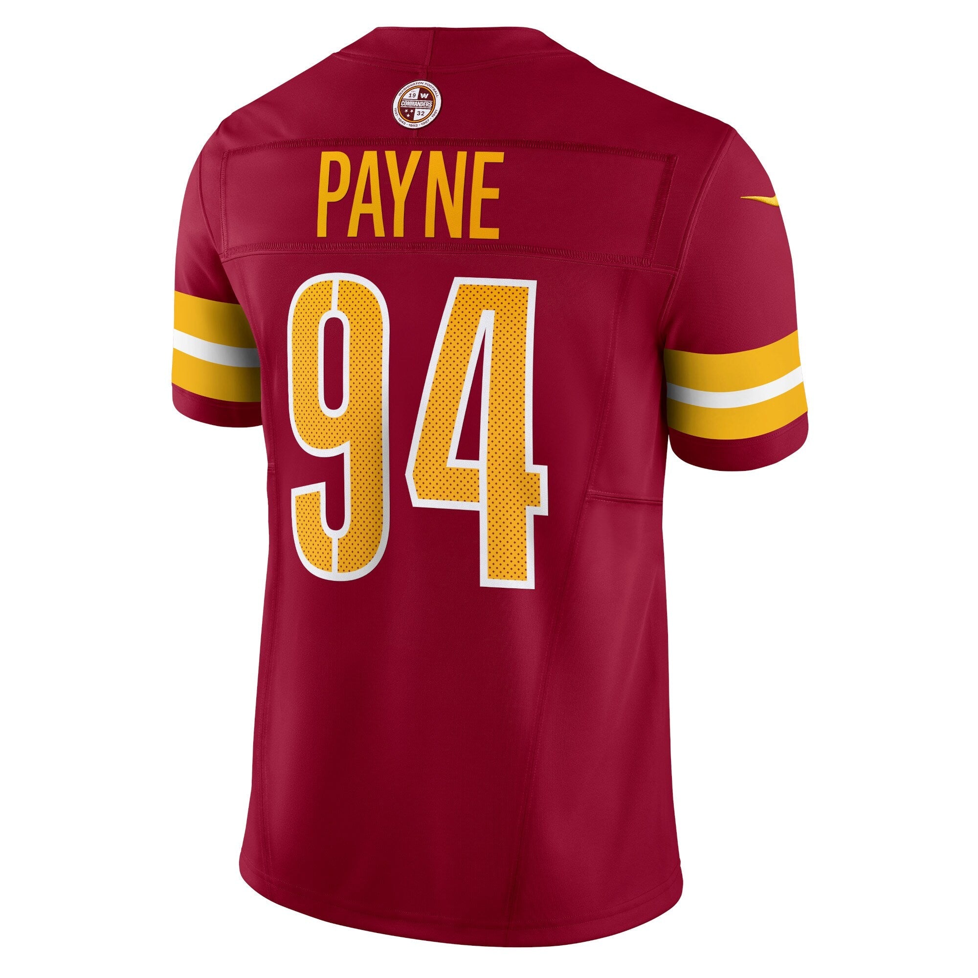 Washington Commanders Daron Payne Nike Burgundy Vapor F.U.S.E. Limited Jersey