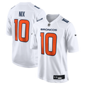 Denver Broncos Bo Nix Nike White Tundra Fashion Game Jersey