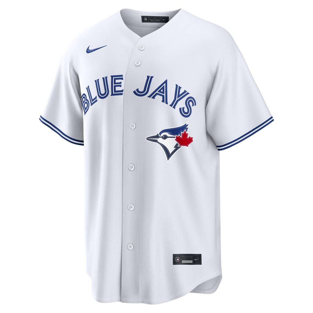Toronto Blue Jays Shane Bieber Nike White Home Replica Jersey