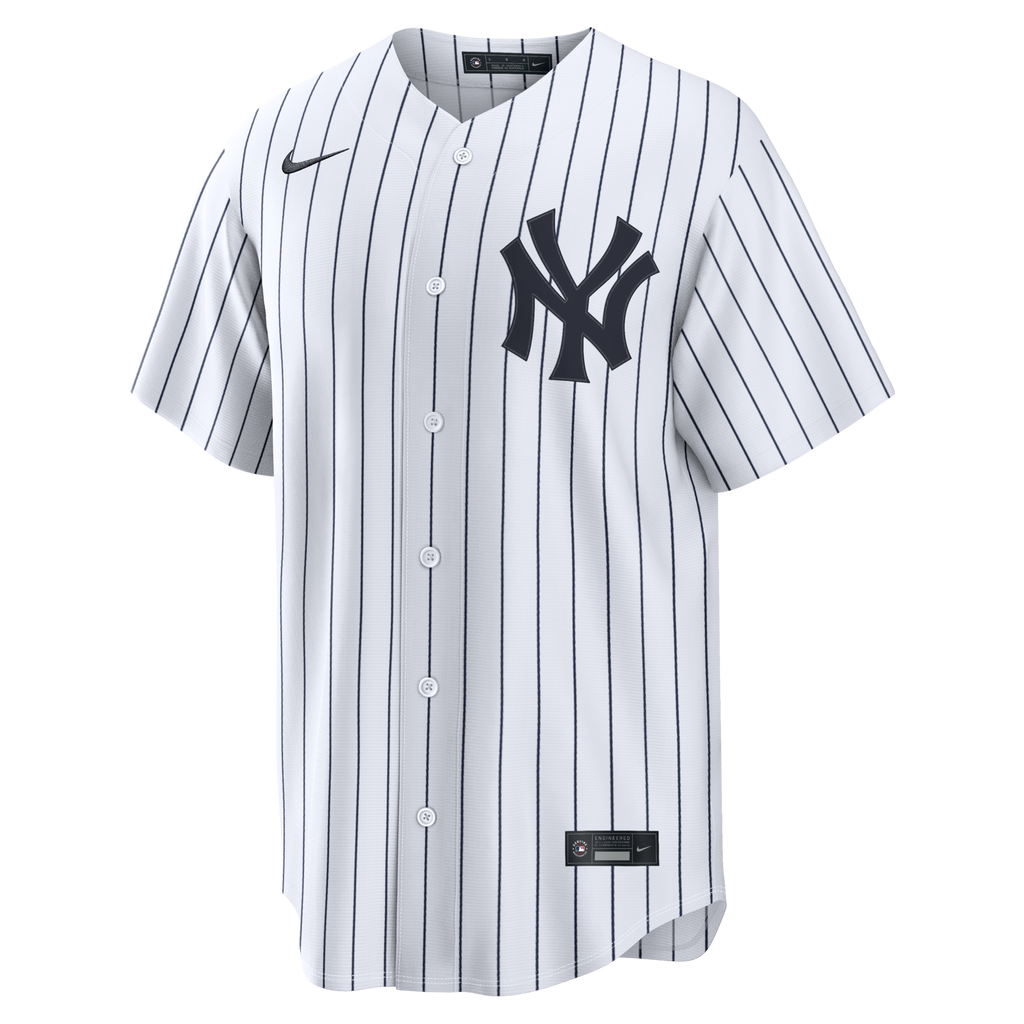 New York Yankees Ben Rice Nike White Home Replica Jersey