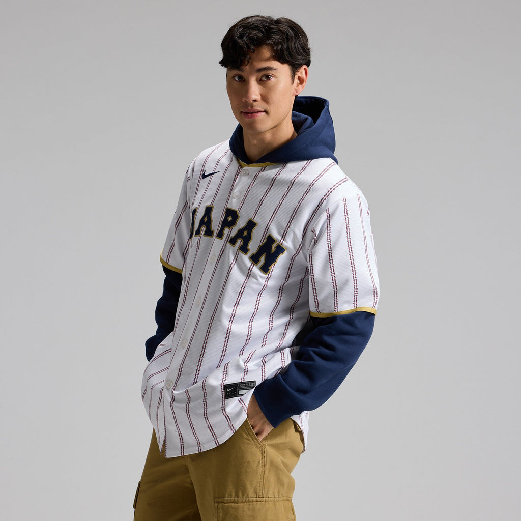 Japan Baseball Yoshinobu Yamamoto Nike White 2026 World Baseball Classic Home Stadium Jersey
