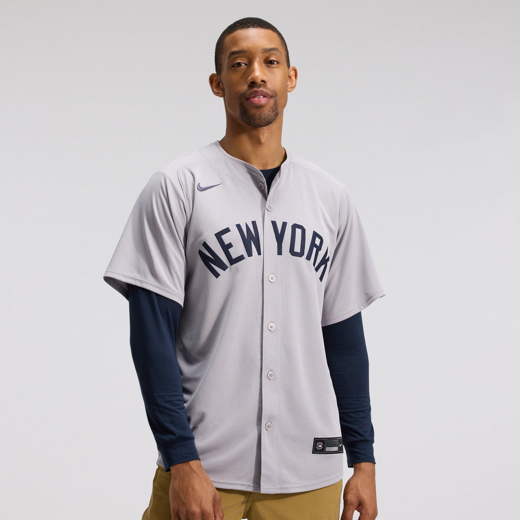 New York Yankees Aaron Judge Nike Gray Road Limited Player Jersey